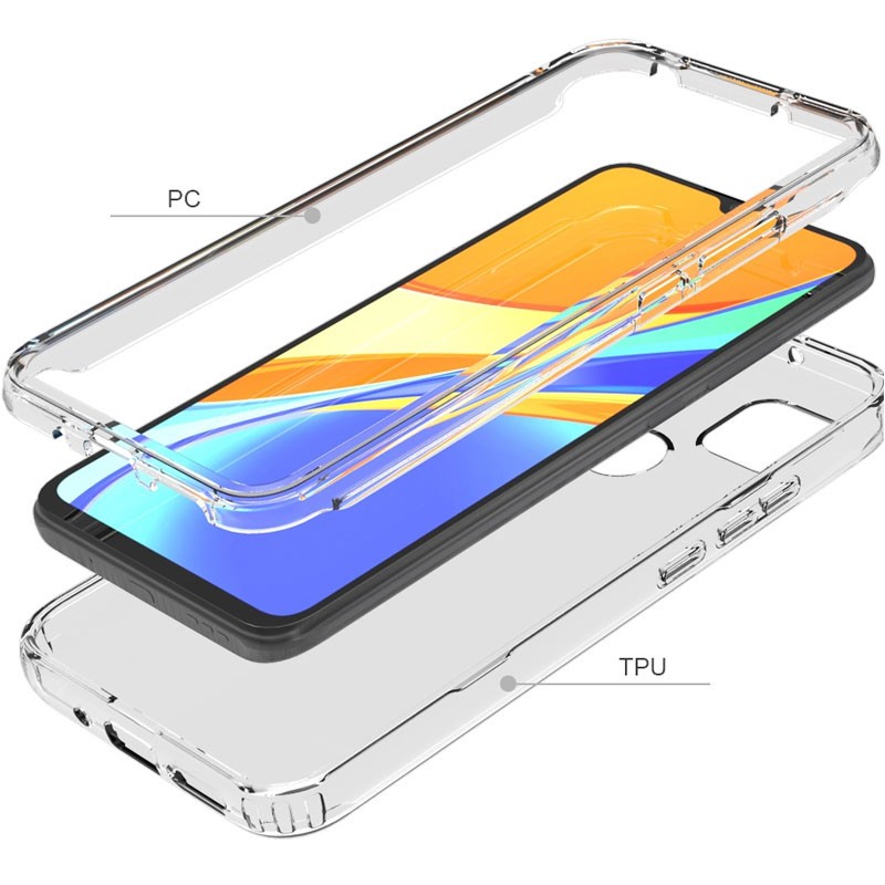 Накладка Full Body для Xiaomi Redmi 9C прозора (силікон+пластик)-4