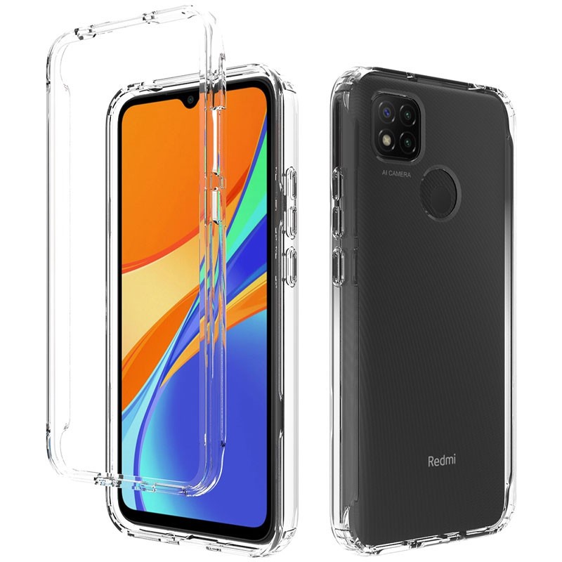 Накладка Full Body для Xiaomi Redmi 9C прозора (силікон+пластик)-0