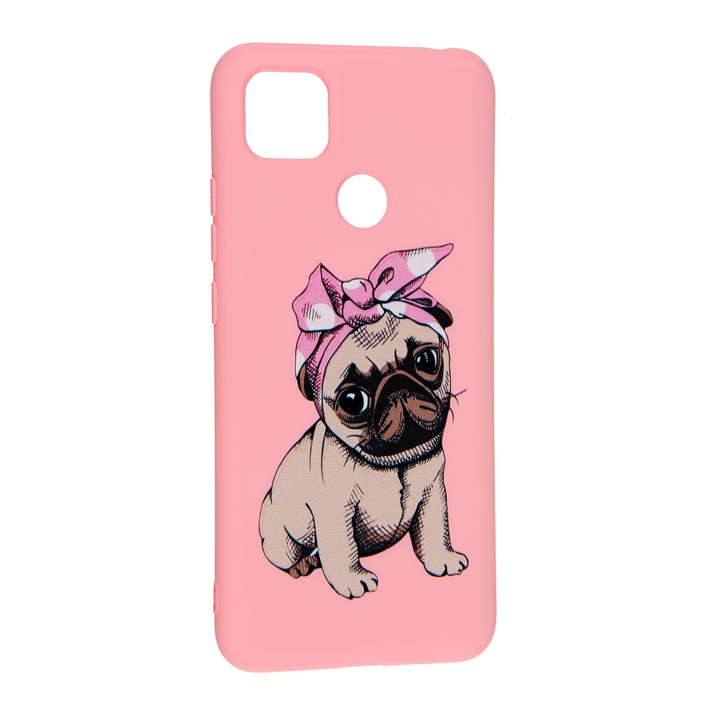 Накладка Silicone ART для Xiaomi Redmi 9C "Мопс"-0