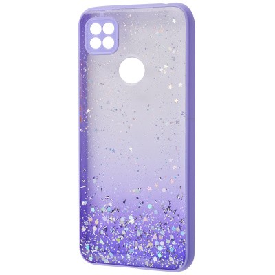 Накладка Glitter Bling Sequins для Xiaomi Redmi 9C (purple)-0