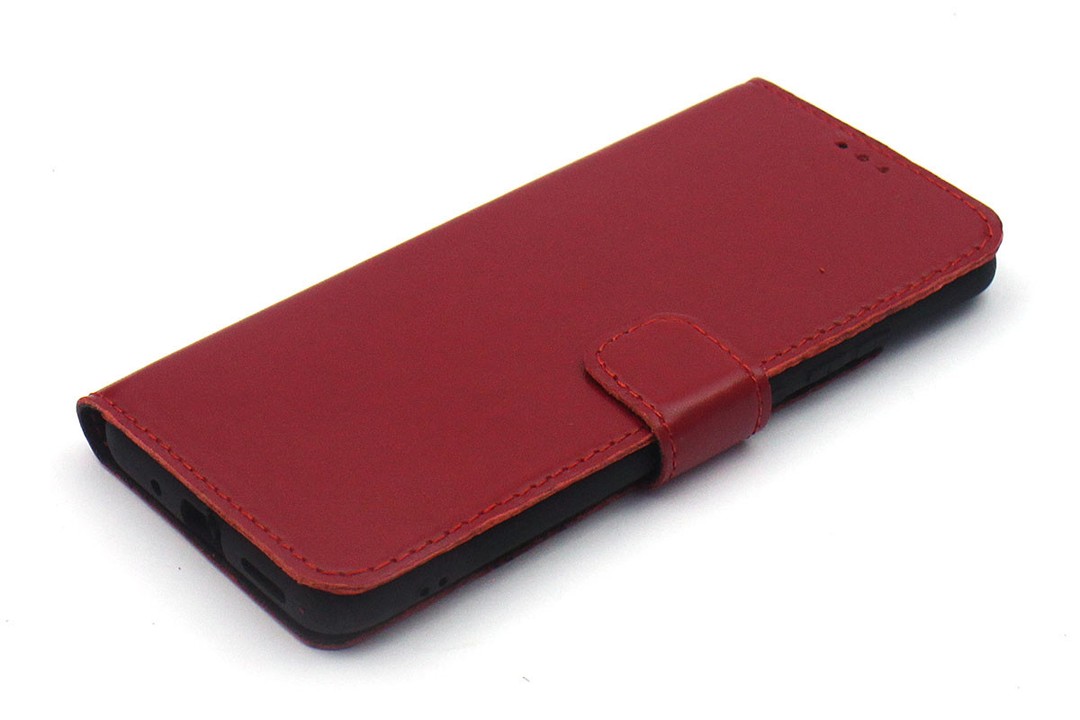 Книжка MAVIS для Xiaomi Redmi 9C шкіряна червона-0