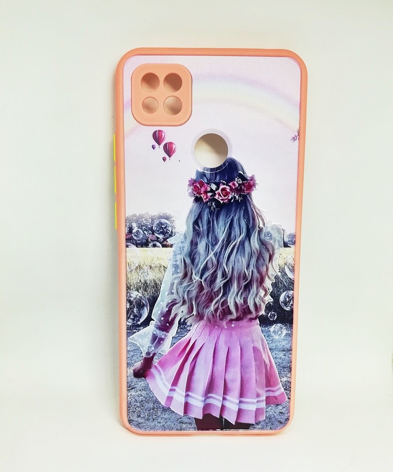 Накладка Totu Gingle Print для Xiaomi Redmi 9C/Redmi 10A Дівчина у віночку-0