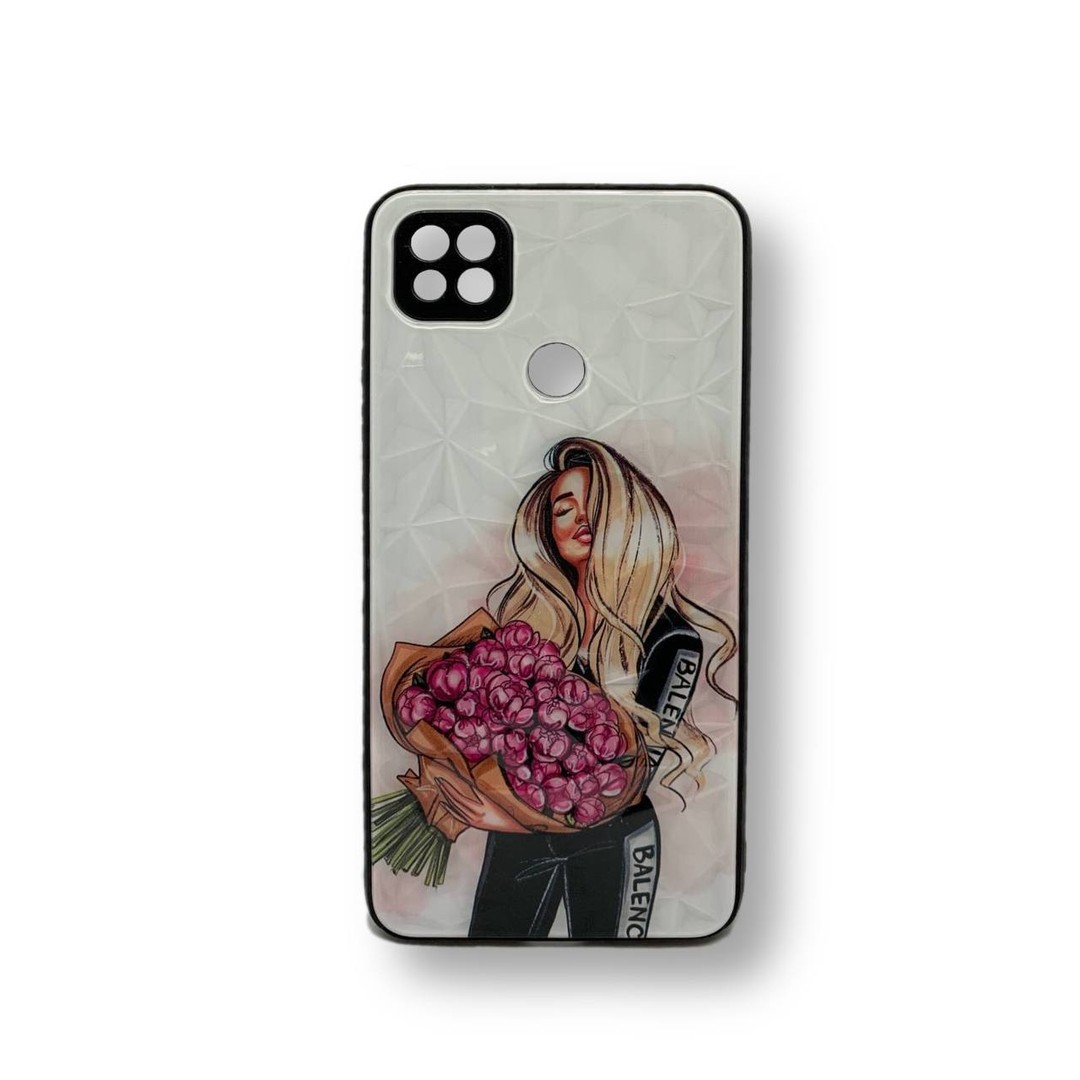 Накладка Ladies для Xiaomi Redmi 9C/Redmi 10A Дівчина з трояндами-0
