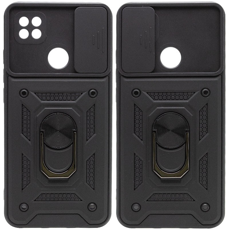 Накладка Camshield Serge Ring для Xiaomi Redmi 9C/10A чорна-0