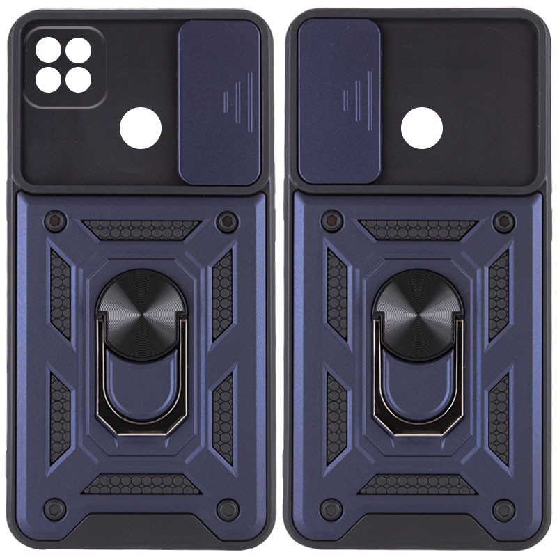 Накладка Camshield Serge Ring для Xiaomi Redmi 9C/10A синя-0