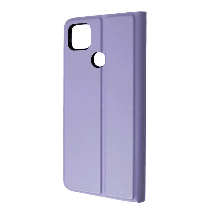 Книжка Shell Case для Xiaomi Redmi 9C/Redmi 10A (Light purple)-1