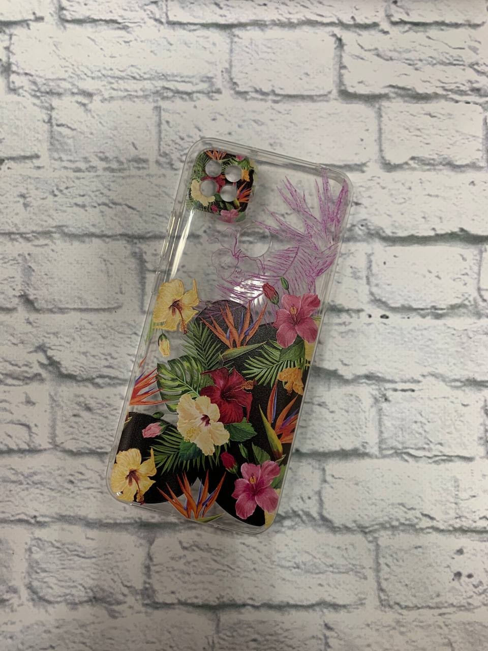 Накладка bright light flowers для Xiaomi Redmi 9C/Redmi 10A тропіки-0