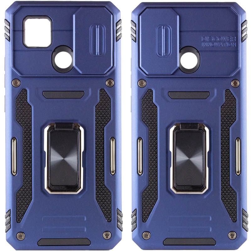 Накладка Camshield Army Ring для Xiaomi Redmi 9C/10A Синій-0