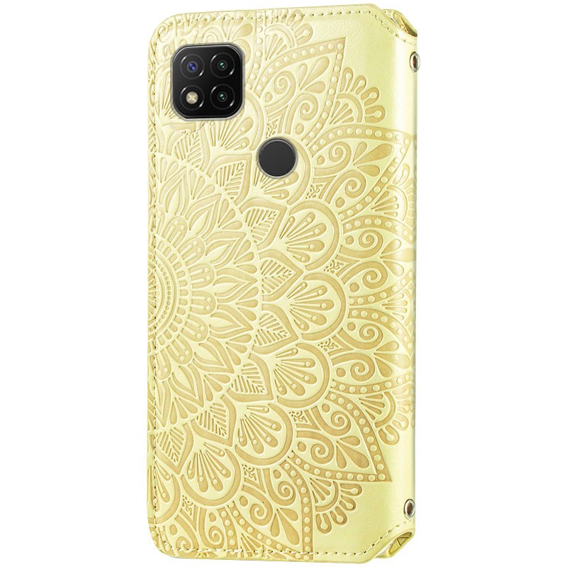 Книжка GETMAN Mandala для Xiaomi Redmi 9C жовта-1