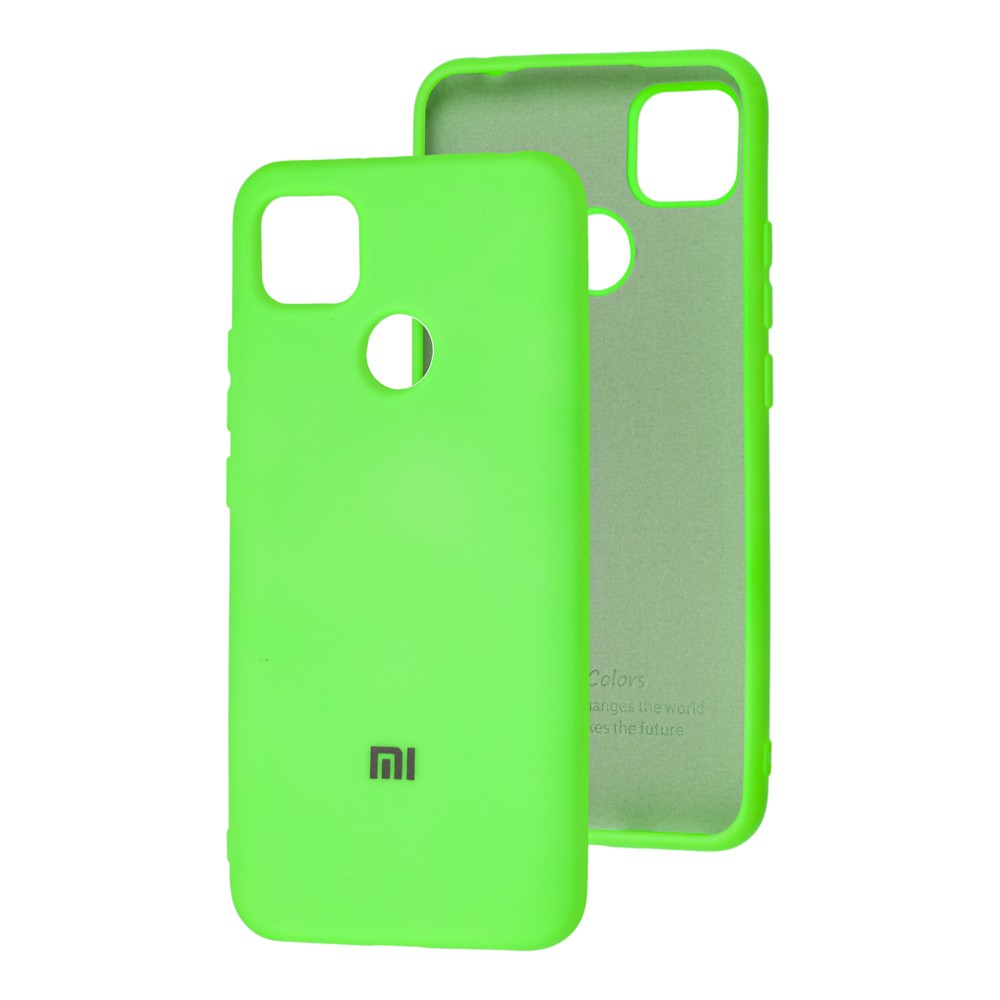 Silicone Cover My Color Full Protective (A) для Xiaomi Redmi 9C (Neon Green)-0