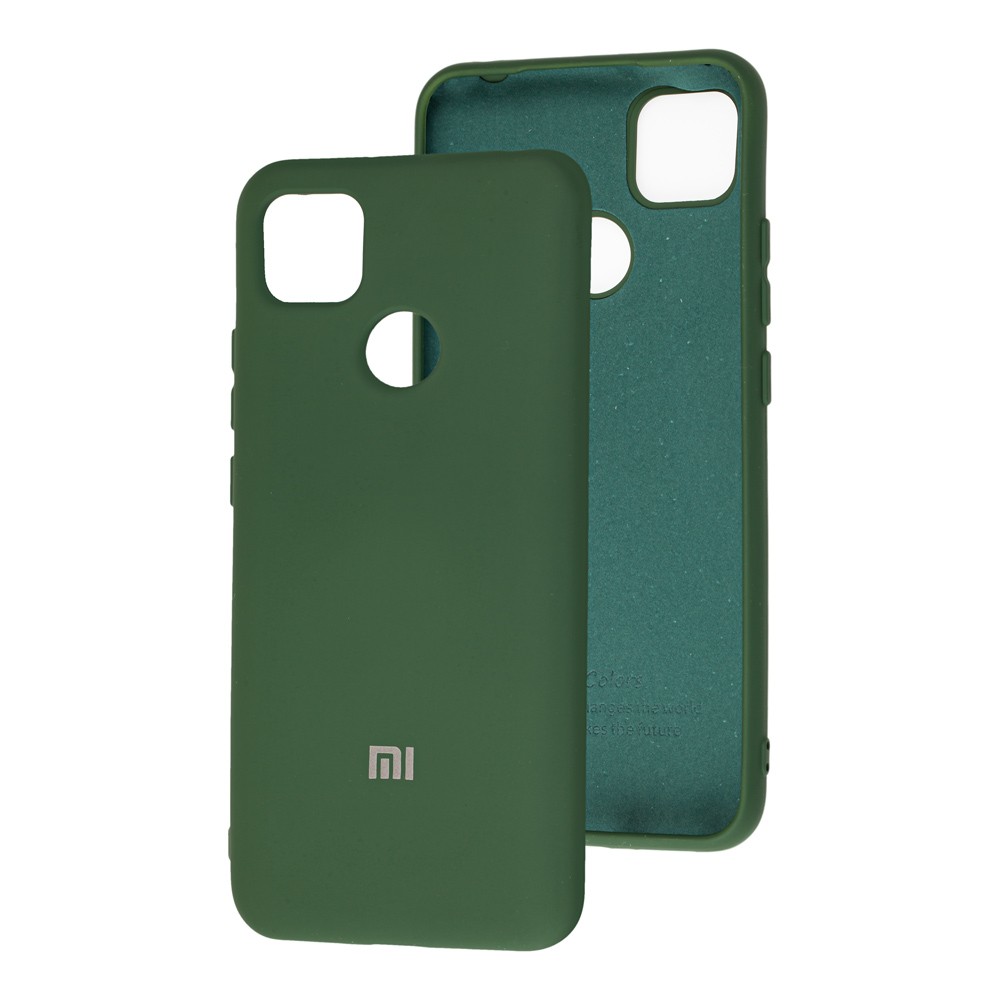 Silicone Cover My Color Full Protective (A) для Xiaomi Redmi 9C (Dark Green)-0