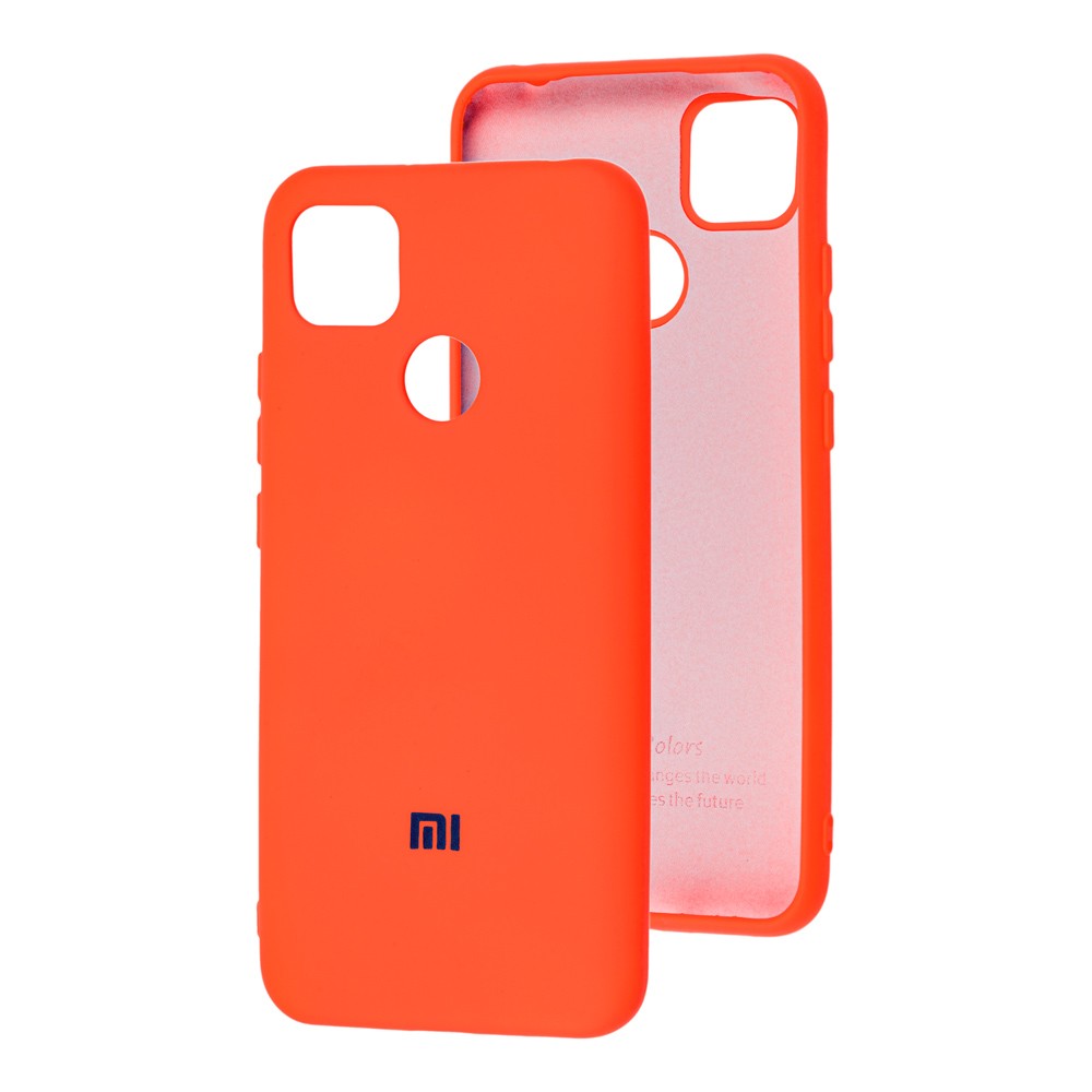 Silicone Cover My Color Full Protective (A) для Xiaomi Redmi 9C (Neon Orange)-0