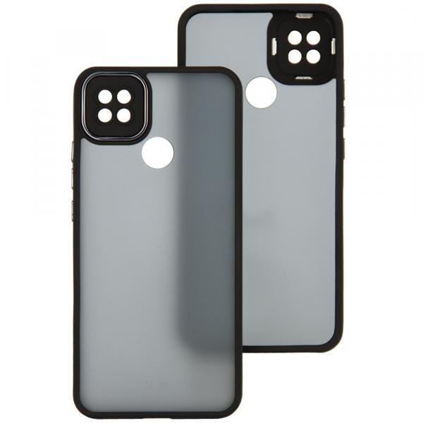 Накладка Luxury Metal Lens для Xiaomi Redmi 9C/10A (Чорний)-0