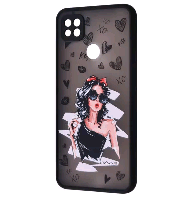 WAVE Cartoon Case Xiaomi Redmi 9C/10A (little black dress)-0