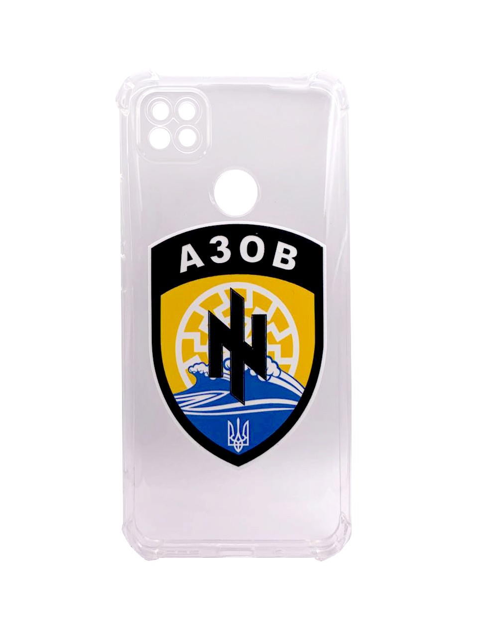 Накладка  WAVE Patriot Clear Case для Xiaomi Redmi 9C/10A (azov)-0