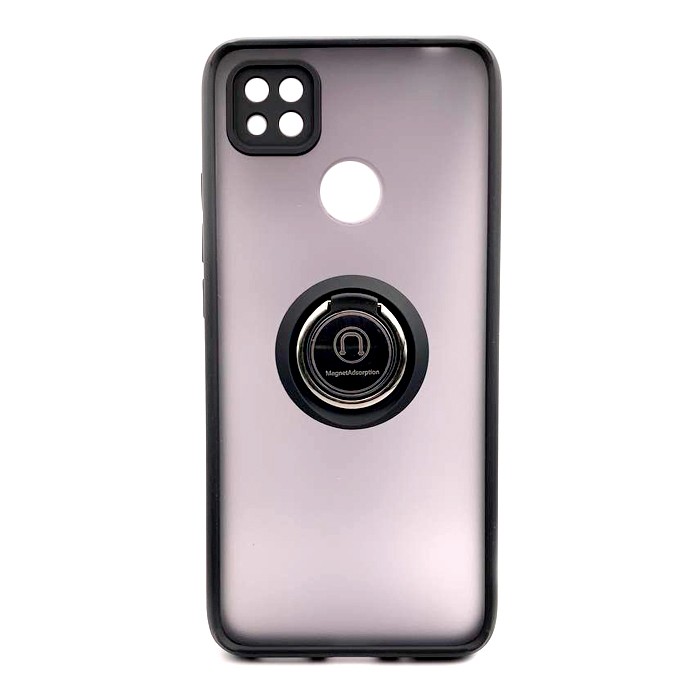 Накладка Totu Gingle Ring для Xiaomi Redmi 9С/10A/Poco C3 чорна-0