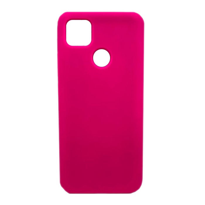 Silicone Cover Lakshmi Full Camera для Xiaomi Redmi 9C/10A (Barbie pink)-0