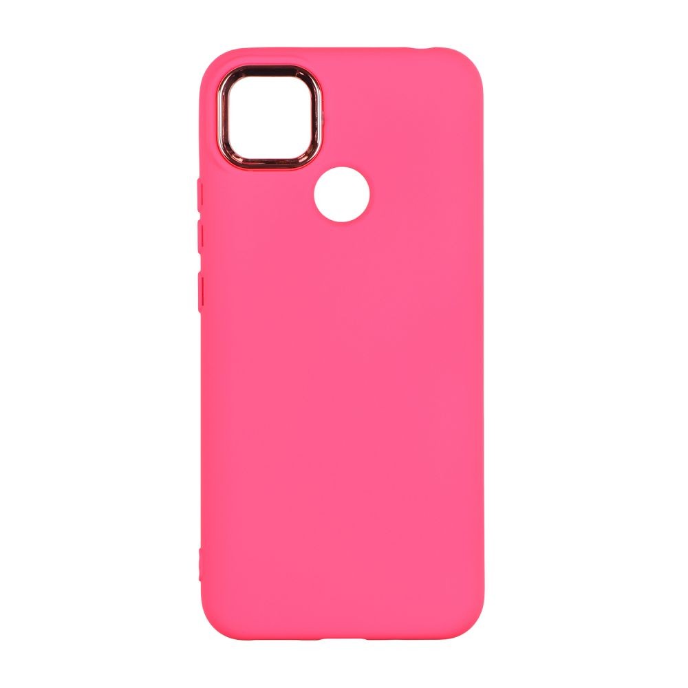 Накладка Lux Matte з мікрофіброю  Xiaomi Redmi 9C/10A Barbie pink-0