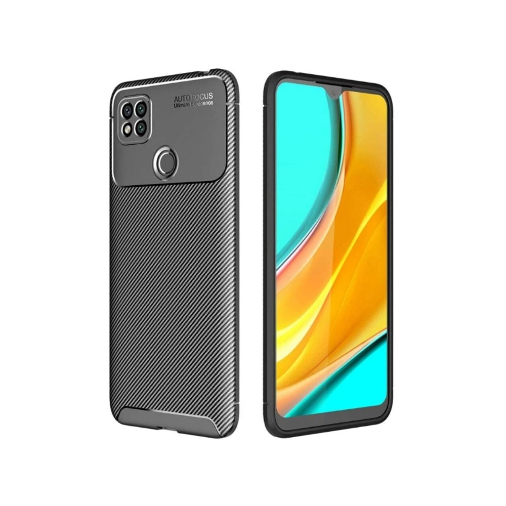 Накладка Ultimate Experience Carbon для Xiaomi Redmi 9C/10A (black)-0