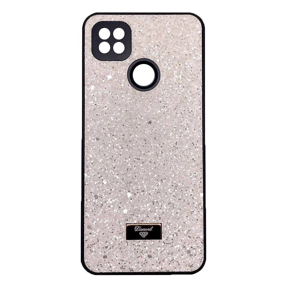 Накладка Bling Grainy Diamond Separate Camera для Xiaomi Redmi 9C/10A (Кремова)-0