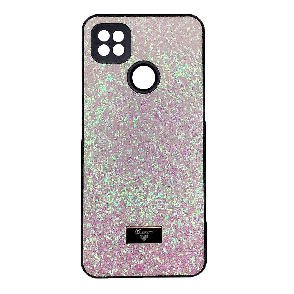 Накладка Bling Grainy Diamond Separate Camera для Xiaomi Redmi 9C/10A (Рожева)-0