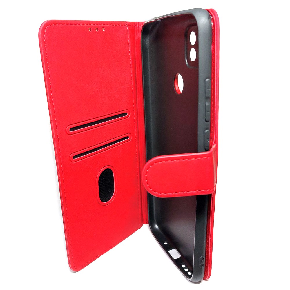 Книжка Cover Stylish Slot Matte для Xiaomi Redmi 9C/10A (Червона)-2