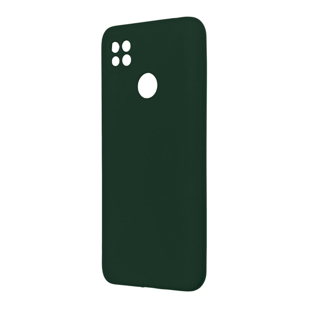 Silicone Cover Full Camera without Logo (A) для Xiaomi Redmi 9C/10A  (Dark green)-0