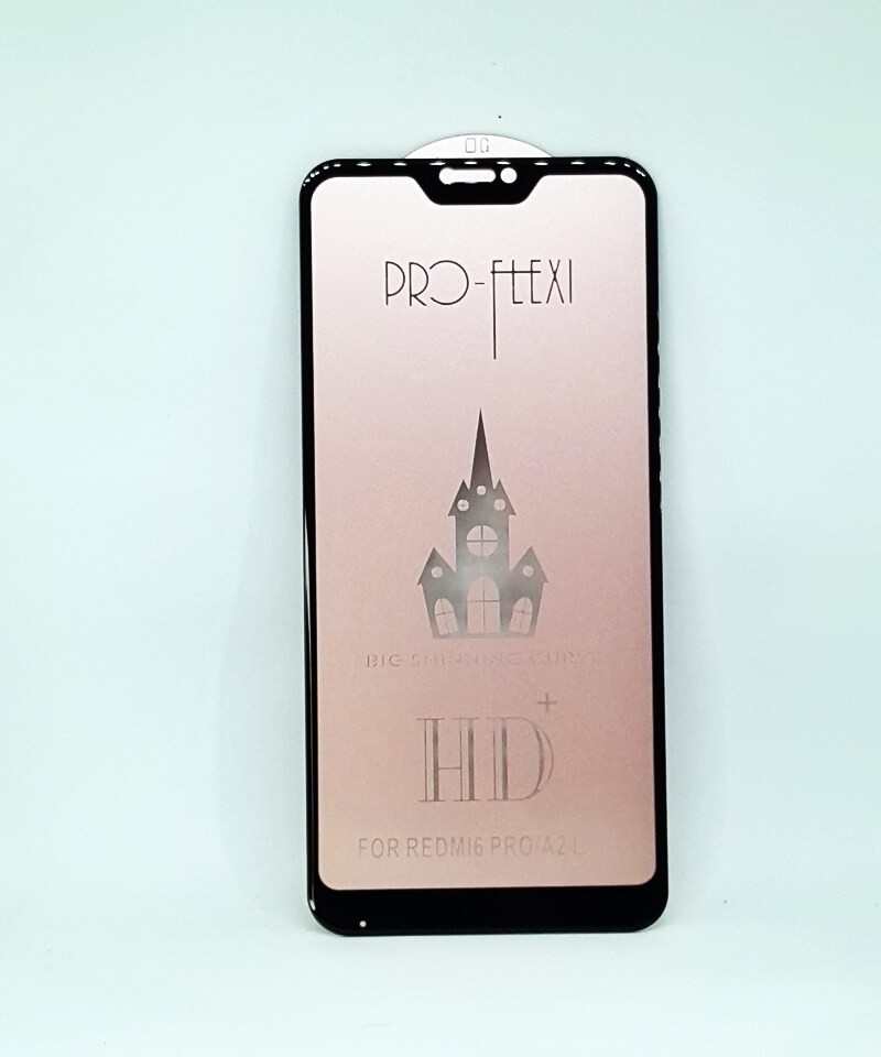 Захисне скло Flexi HD+ для Xiaomi Mi A2 Lite (Чорне)-0