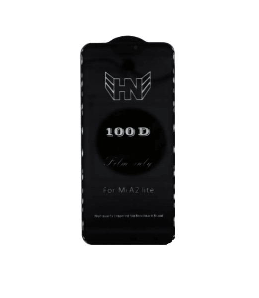 Захисне скло Film Only 100D для Xiaomi Mi A2 Lite/6 Pro з чорною рамкою-0