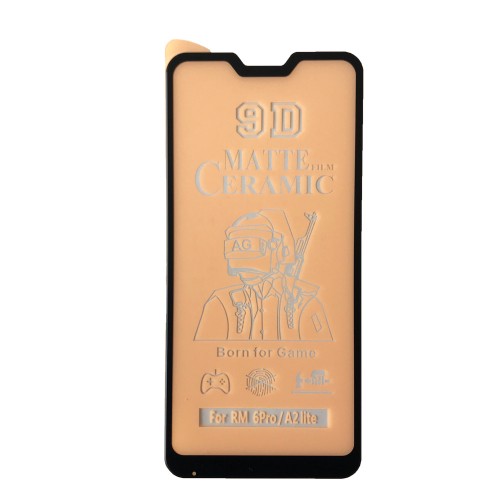 Гнучке скло Ceramic Matt для Xiaomi Mi A2 Lite/Redmi 6 Pro  матове з чорною рамкою-0