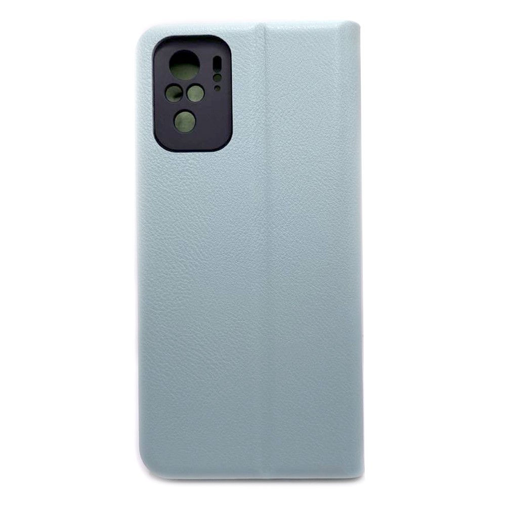 Книжка LEATHER для Xiaomi Redmi Note 10 /Note 10S /Poco M5s м`ятна-1