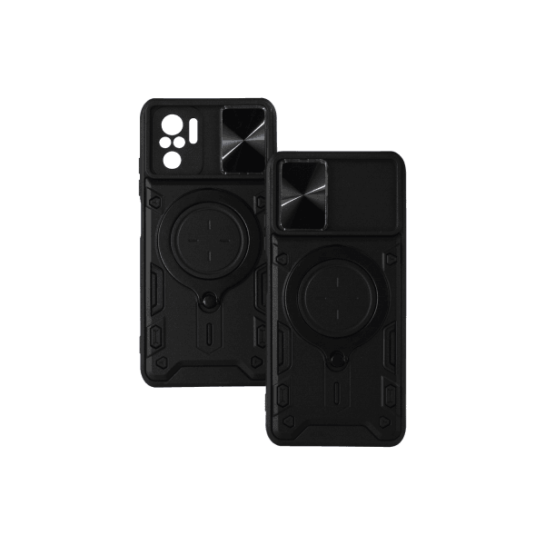 Накладка Protective Stand Case для Xiaomi Note 10/Note 10S (Black)-0