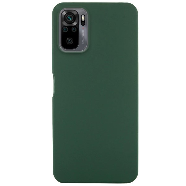 Накладка Silicone Fibra  для Xiaomi Redmi Note 10 / Note 10s / Poco M5s (Virid)-0