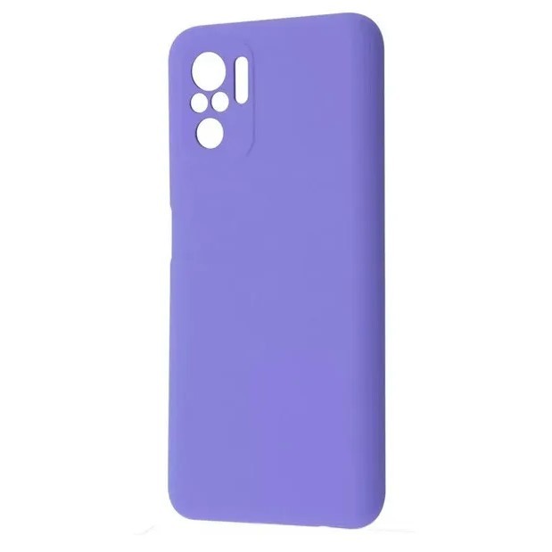 Накладка Fibra для Xiaomi Redmi Note 10/10S/Poco M5s  (Light purple)-0