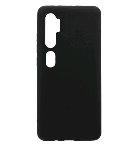 Накладка Soft case для Xiaomi Mi Note 10 чорна-0