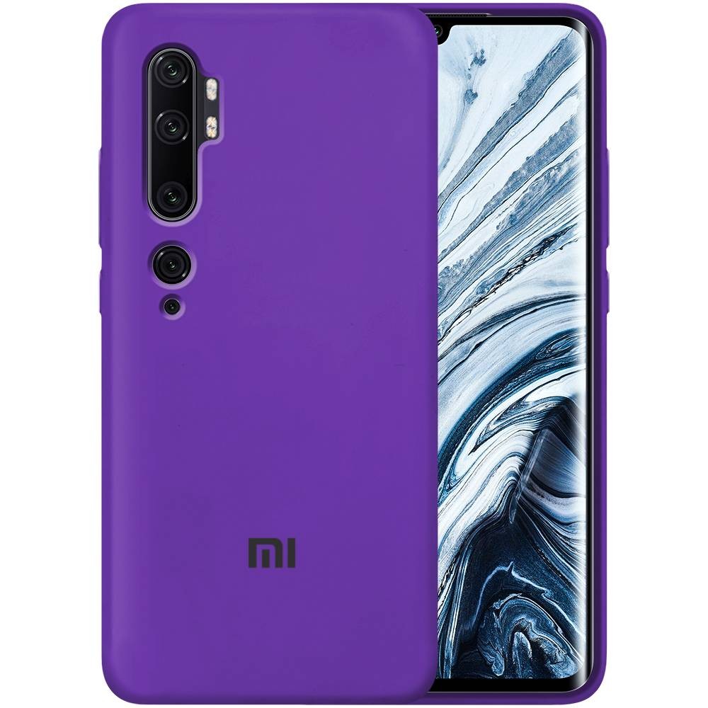 HQ Silicone Case для Xiaomi Mi CC9 Pro/Note 10 фіолетовий-0