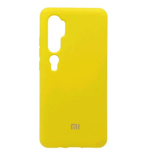 HQ Silicone Case для Xiaomi Mi CC9 Pro/Note 10 жовтий-0