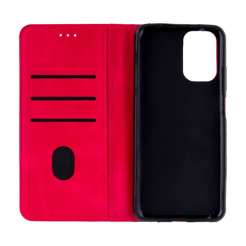 Книжка Business для Xiaomi Note 10/Note 10s/Poco M5s малинова-1