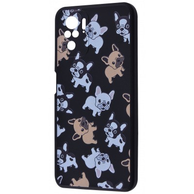 WAVE Fancy для Xiaomi Redmi Note 10/Note 10s (pug/black)-0