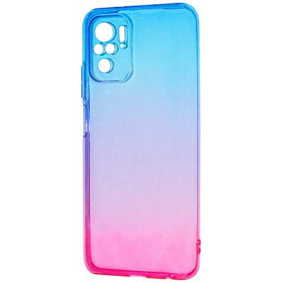 Накладка Gradient Design для Xiaomi Redmi Note 10/Note 10S blue/pink-0