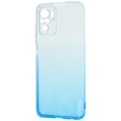 Накладка Gradient Design для Xiaomi Redmi Note 10/Note 10S white/blue-0