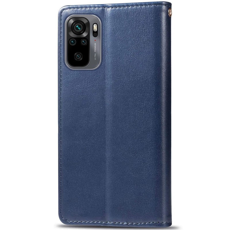 Книжка GETMAN Gallant для Xiaomi Redmi Note 10 синя-1