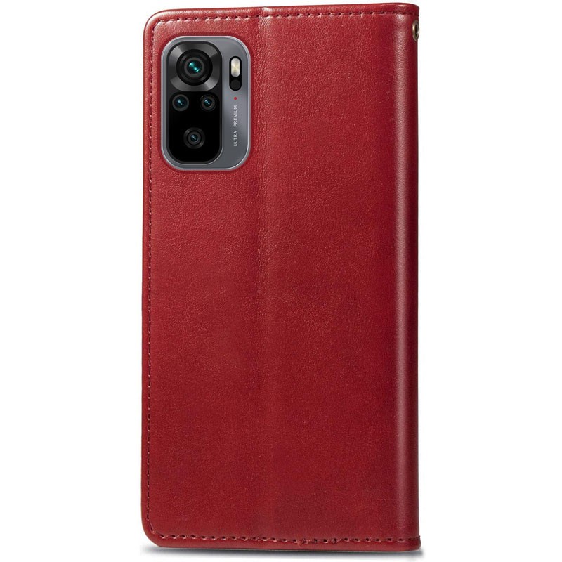 Книжка GETMAN Gallant для Xiaomi Redmi Note 10 червона-1