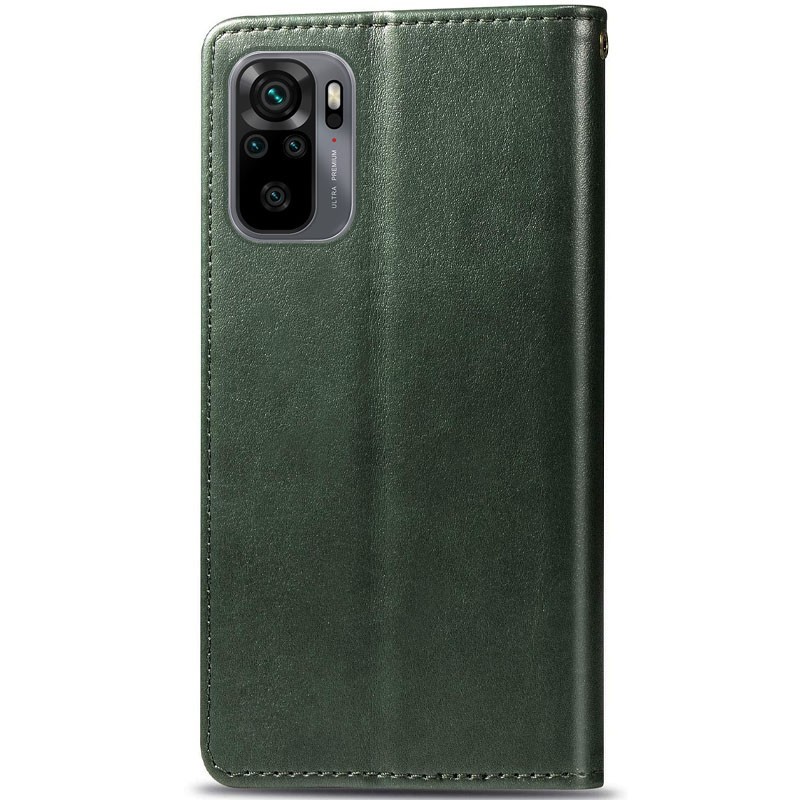 Книжка GETMAN Gallant для Xiaomi Redmi Note 10 зелена-1