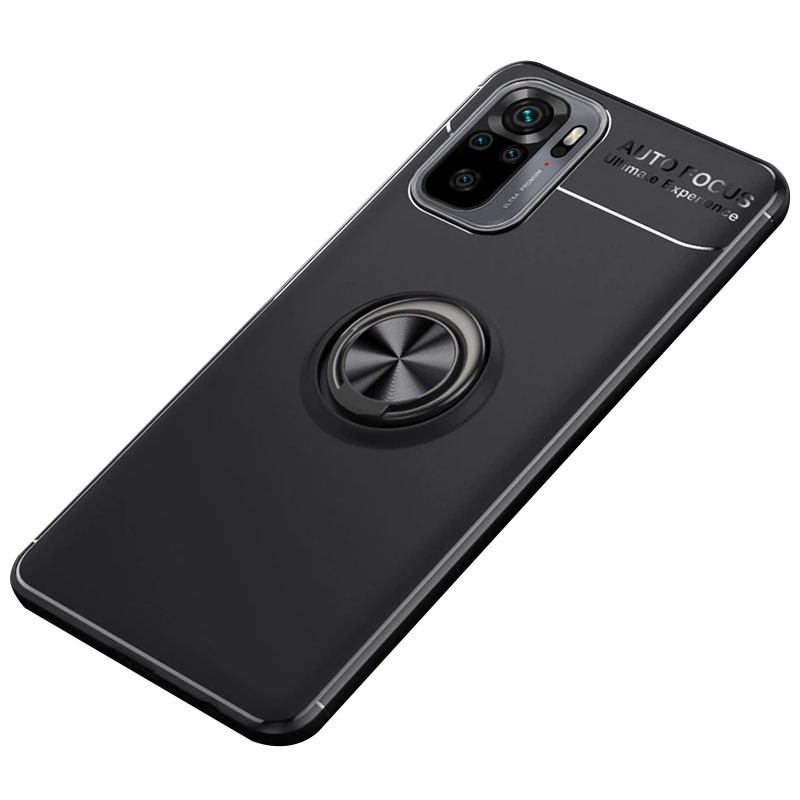 Накладка Deen ColorRing для Xiaomi Redmi Note 10 / Note 10s чорна-0
