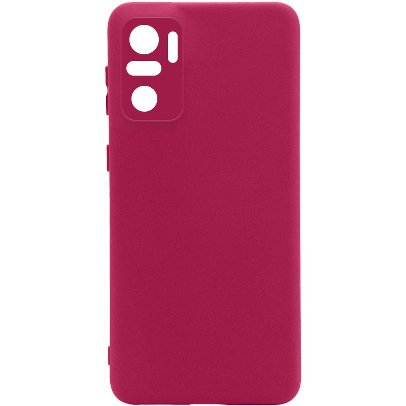 Silicone Cover Full Camera without Logo (A) для Xiaomi Redmi Note 10/Note 10s (Marsala)-0