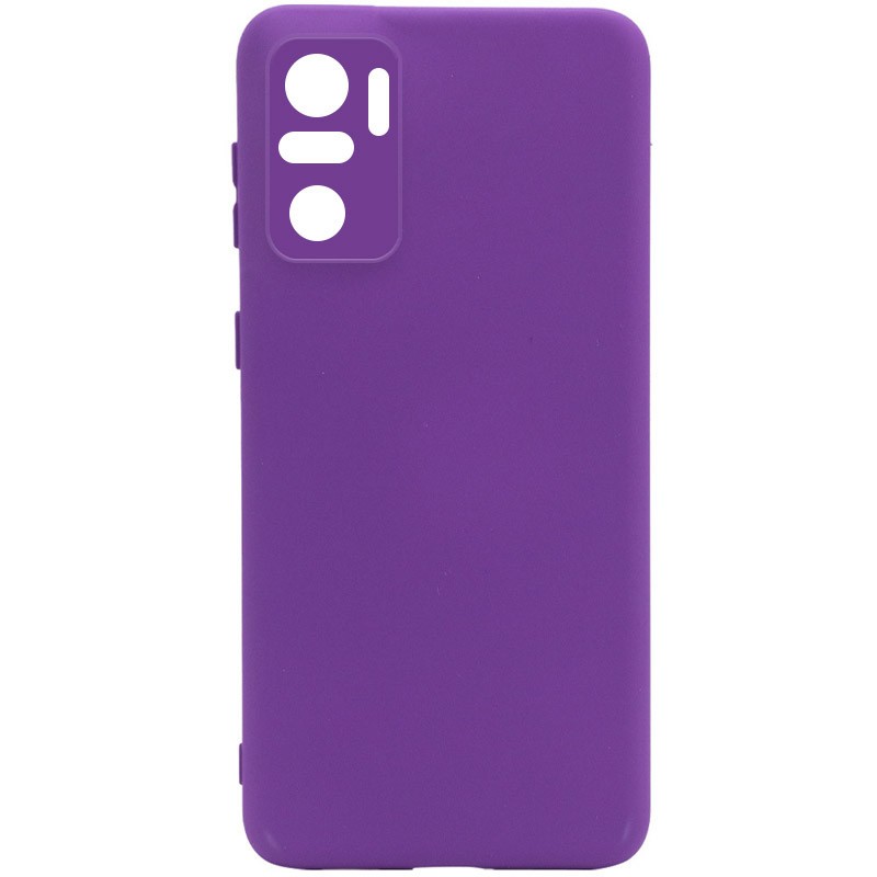 Silicone Cover Full Camera without Logo (A) для Xiaomi Redmi Note 10/Note 10s (Purple)-0