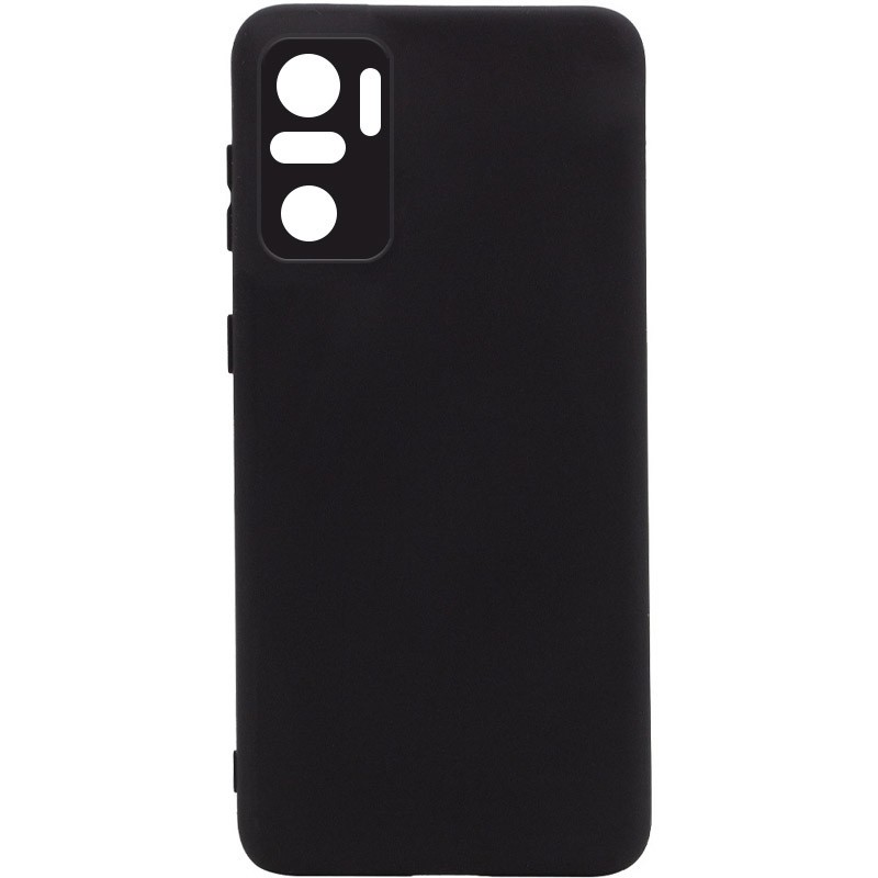 Silicone Cover Full Camera without Logo (A) для Xiaomi Redmi Note 10/Note 10s/Poco M5s (Black)-0
