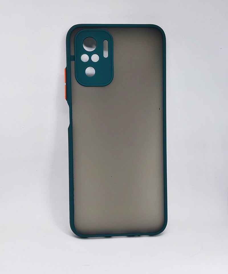 Накладка MATT CASE для Xiaomi Redmi Note 10 (4G) темно-зелена-0