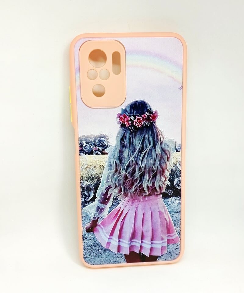 Накладка Totu Gingle Print для Xiaomi Redmi Note 10 / Note 10S Дівчина у віночку-0